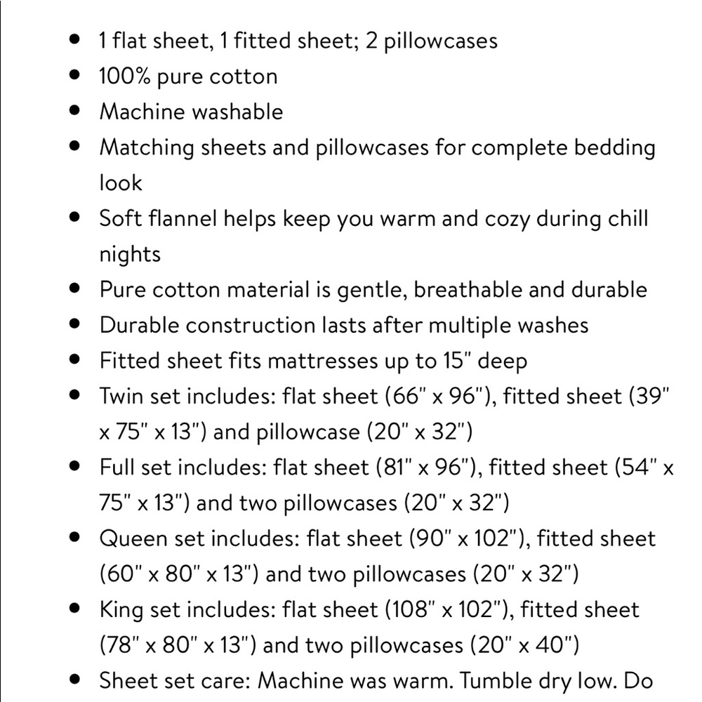 🔴⚫️Mainstays Buffalo Plaid sheets *NWOT* 🛌 - Picture 6 of 6